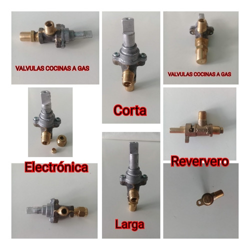 Imagen 3 de 3 de Valvulas Para Cocinas A Gas Universales