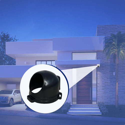 Protetor Antifurto De Camera Dome Acoplamento Profissional Cor Preto