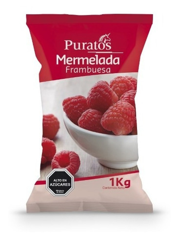 Mermelada Frambuesa Con Trozos Fruta Puratos 1kg