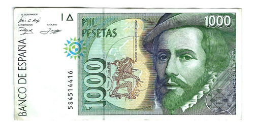 España - Billete 1000 Pesetas 1992 - 5s4514416