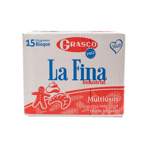 Margarina La Fina Indus X 15kg - Kg a $16253