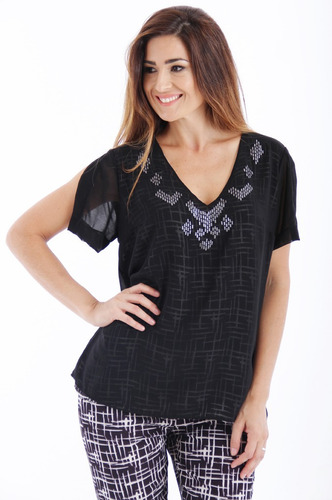 Remera Top Mirta Armesto Touch Mujer