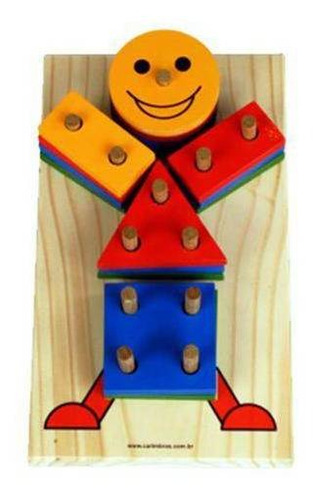 Imagem 2 de 3 de Boneco Geométrico - Carimbrás