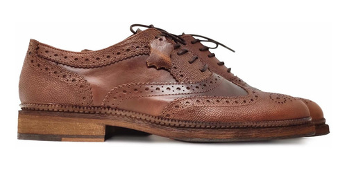 Imagen 6 de 9 de Zapato Para Caballero Bostoniano Fina Piel Vacuno Artesanal