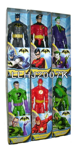Lote Riddler - Flash & Green Lantern Core 12 Pulgs. Dc Baf (Usado)