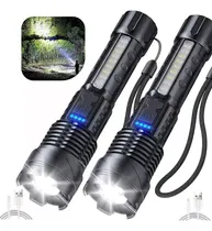 Comprar 2 Linternas De Titanio Táctico Láser Pro Camping Trilha Led