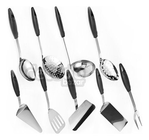 Set Utensilios Acero Inoxidable 9 Pzas Guadix Pala Cucharon