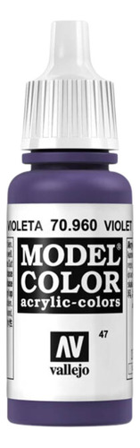 Vallejo 70960 Model Color Violeta Acrílico Al Agua La Plata 