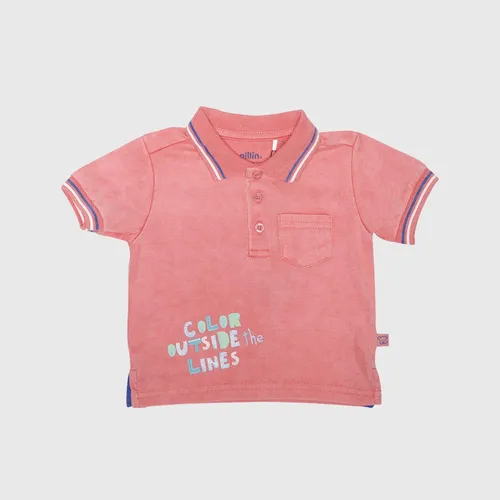 Polera Bebé Algodón Verano Niño Coral