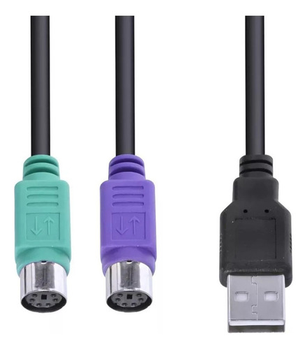 Cable De Interfaz De Teclado Y Mouse Usb A Ps2