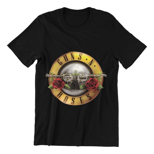 Polera Unisex Guns N' Roses Rock Musica Logo Algodon Estampa