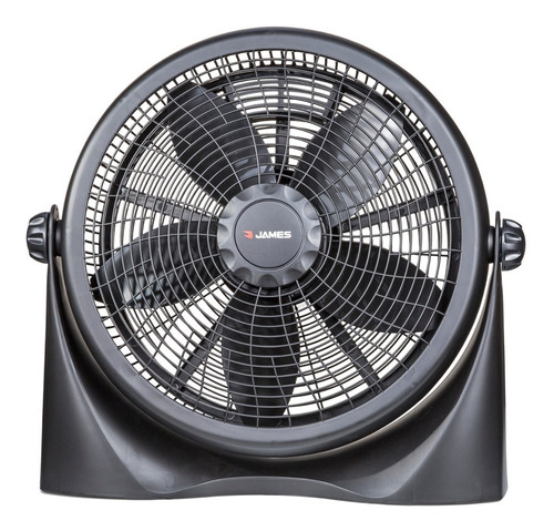 Ventilador Turbo Circulador James Tpj 16 3 Velocidades Cantidad De Aspas 5 Color De La Estructura Negro Color De Las Aspas Negro Diámetro 400 Mm Material De Las Aspas Plástico