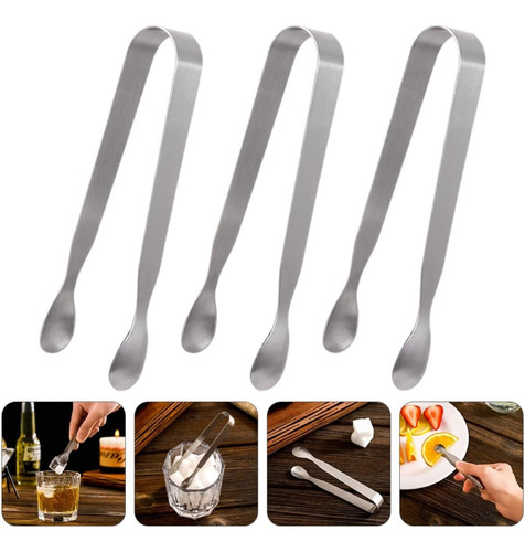Paquete De 3 Pinzas Para Hielo Redondas