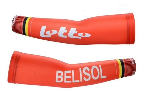 Manguillas Ciclismo Y Outdoor Lotto Belisol Nuevas!