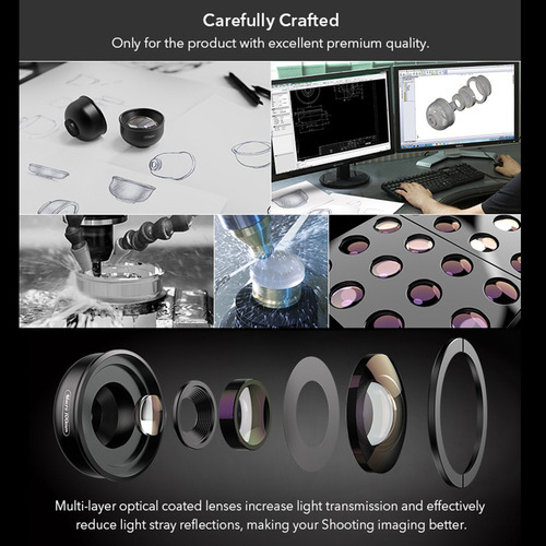 Apexel Apl-hb100mm - Lente Macro Universal Para Smartphone (