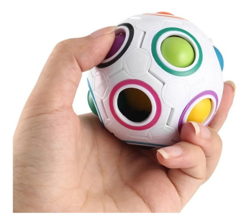 Juguetes Antiestrés:4 Wacky Tracks, 1 Cubo 3x3, 1 Bola Color