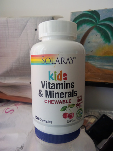 Vitamina Y Minerales Masticables Para Niños Sabor A Cereza