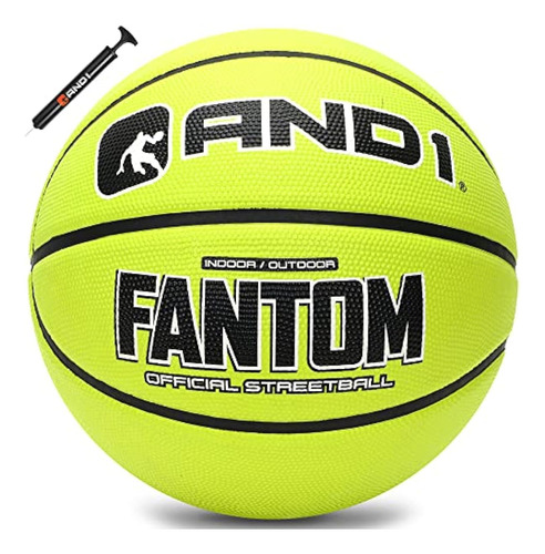 And1 Fantom - Balón De Baloncesto De Goma: Tamaño