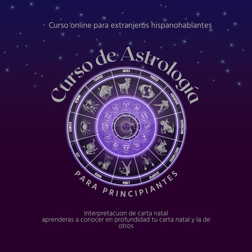 Curso De Astrología Interpretación De Carta Natal Para Extra