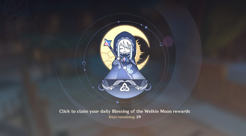 Bendicion Lunar Genshin Impact