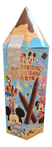 Lápices De Chocolate X50gr Disney Azul