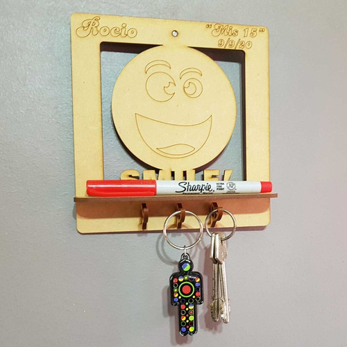 Imagen 5 de 6 de 50 Porta Llaves Cuadros Personalizados Souvenir Fibrofacil