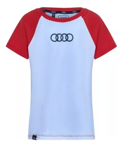 Camiseta Statement Infantil Vermelha Original Audi
