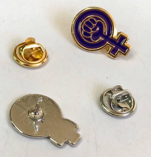 Imagen 3 de 10 de Pin Feminista ( Poder Femenino ) Feminismo Pin Morado
