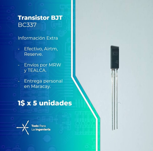 Imagen 1 de 2 de Transistor Bjt  Bc337