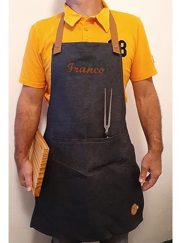 Delantal Cocina Asador Parrillero Hombre Mujer Mamá Cocinero