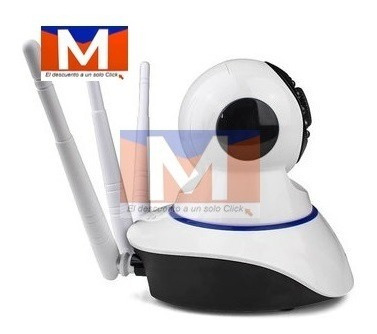 Imagen 3 de 3 de Camara Ip Inalambrica Robotica 3 Antenas Wifi De Vigilancia