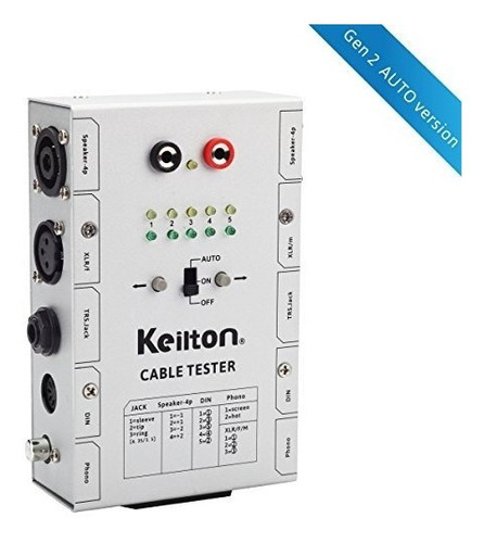 Keilton Audio Cable Tester Ct5 Auto Versión Gen 2