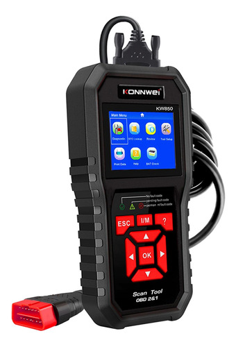 Kw850 Obd2 Ferramenta De Scanner De Diagnóstico Do Carro,