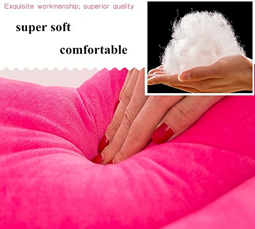 Almohadas Levinis Con Forma De Labios Rosa Intenso Para Niña