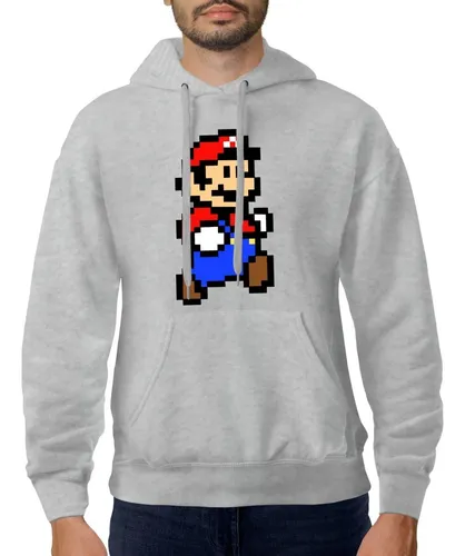 Buzo Capucha Super Mario Bross Hombre Mujer Ni os Premium