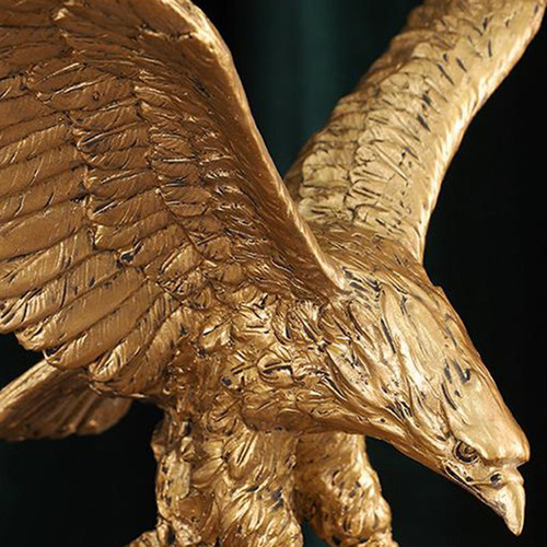 Eagle Statue Desktop Ornament Feng Shui Tamaño L