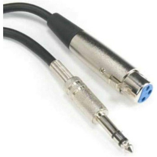 Cable De Micrófono Xlr Hembra A 1/4  6.35mm
