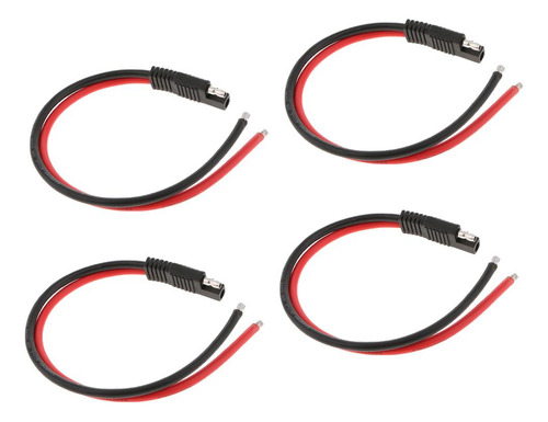 4 Piezas 10awg Sae Conector De Extensión De Arnés Para
