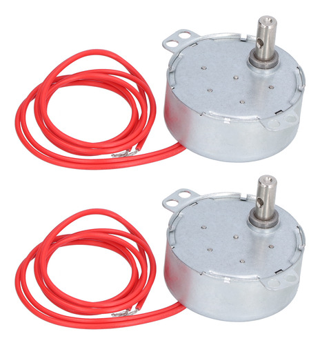 Micro Motor Elétrico Síncrono De Direção Cw/ccw, 2 Unidades