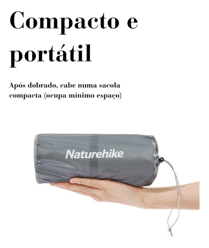 Colchón Inflable Camping Tuye R5.8 Rectangular Naturehike G