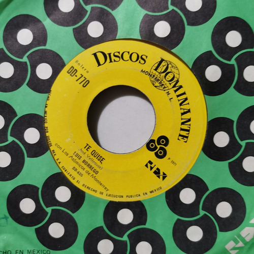 Disco 45 Rpm: Luis Borrego- Podran Decir