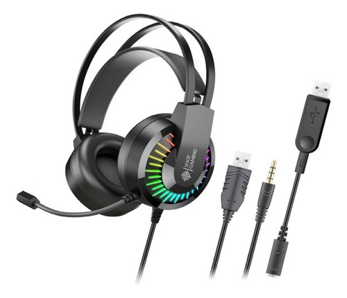 Auricular Gamer Shot Pro Series Gt68 Con Rgb 7.1 Pc Ps4 Ps5