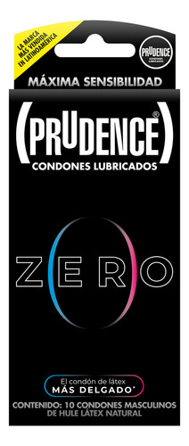 Prudence Zero Condones Ultra Delgados 10 Piezas