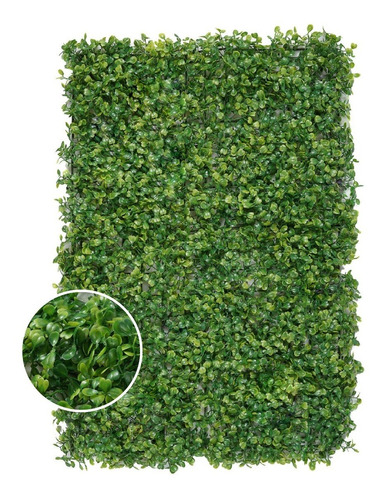 Jardin Vertical Artificial Verde Panel Muro 40x60 - Pack 25