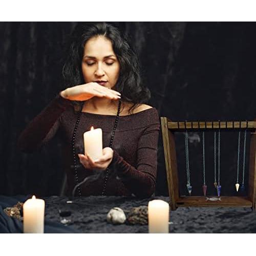 Soporte De Péndulo De Madera De Triple Diosa Lunar, Es...