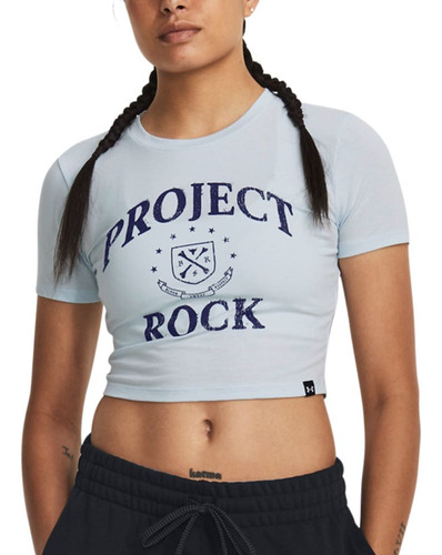 Playera Under Armour Project Rock Mujer 1380187-441