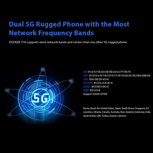 Doogee V10 5g 8gb 128gb Dual Sim Duos