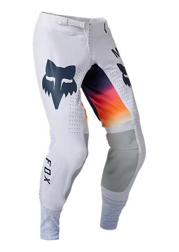 Pantalon Moto Flexair Ryvr Edicion Limitada Blanco/azul/rosa