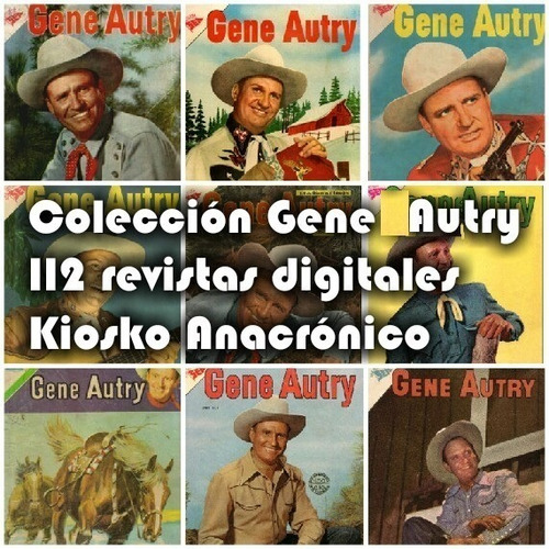 Colección Revista Gene Autry Muchos Episodios Edit. Novaro