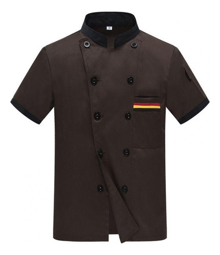 Camisa Unisex De Manga Corta Con Uniforme De Chef De Cocina